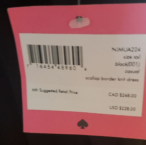Kate Spade Scallop Border Knit Dress 